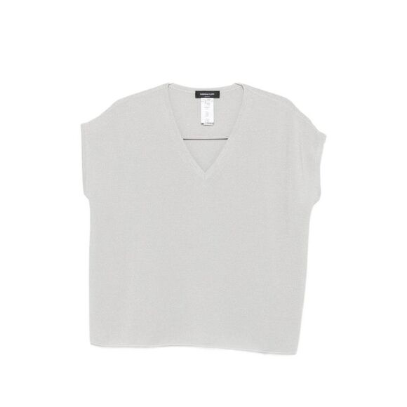 Fabiana Filippi Women Cotton V-Necked Top